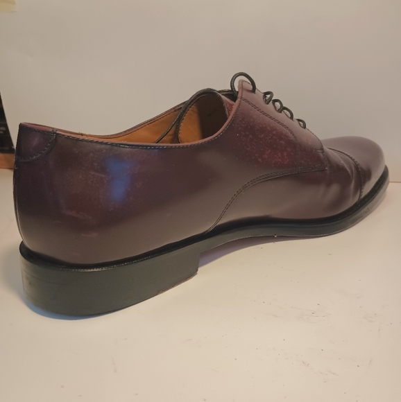 Cole Haan Men's Oxblood Red Cap Toe Oxford Dress Shoes Size 12 - Picture 5 of 12